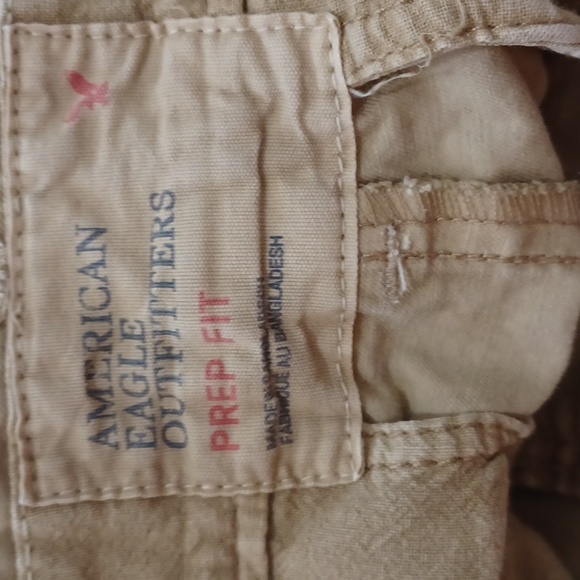 American Eagle Outfitters Men's Tan Casual Shorts Prep Fit Sz.28.L.9.75"Cotton. - Picture 4 of 5